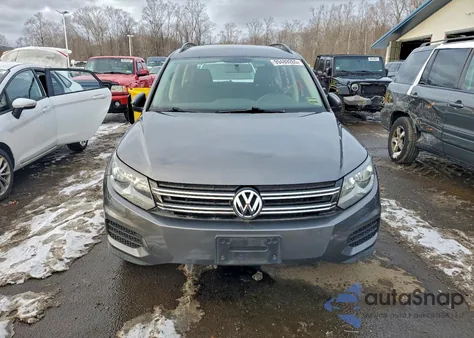 2015 Volkswagen Tiguan S из США, поврежденный, VIN WVGBV7AX3FW550065